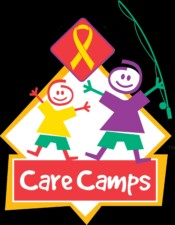 Care Camps logo with ribbon PNG translucent background